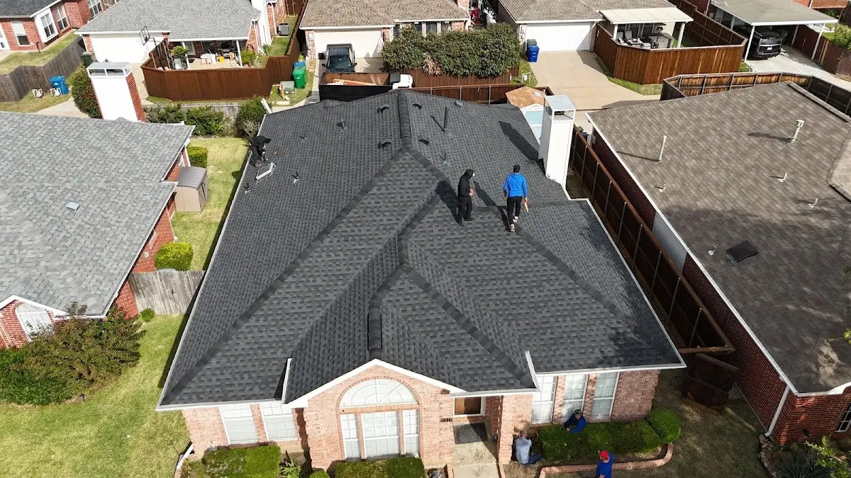 Slate & Tile Roof Repair work in progress on a Solana Beach property